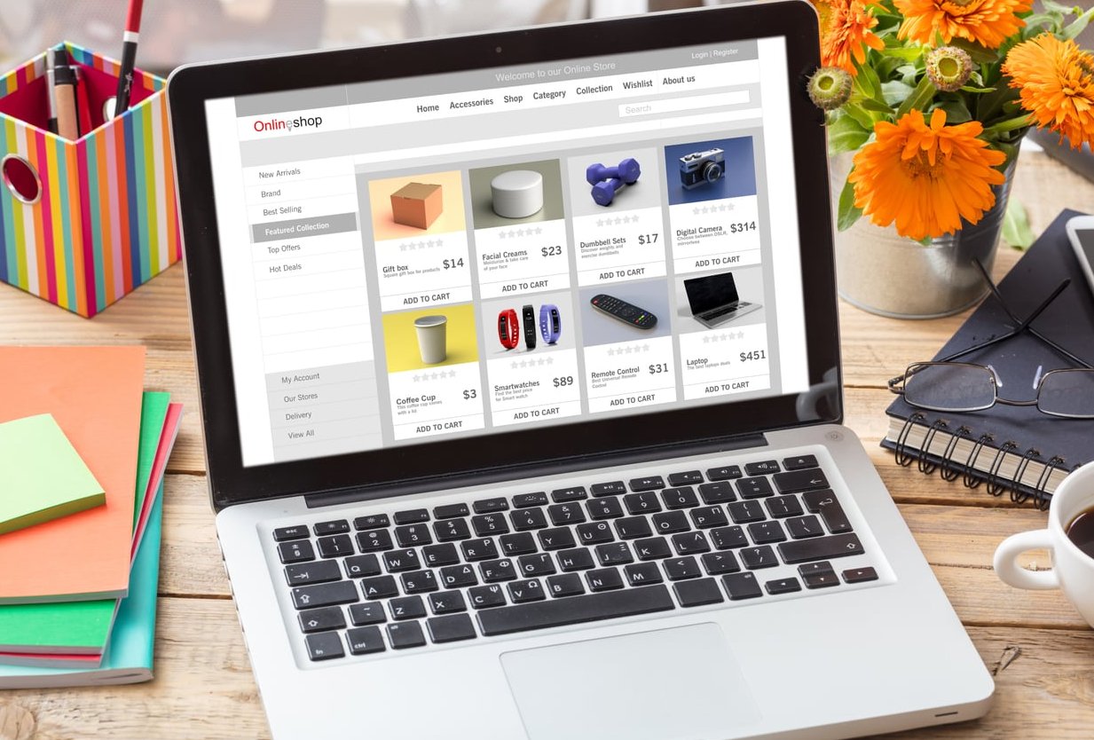 marketing dashboard laptop